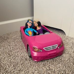 Pink Barbie Car (dolls can be included if you want)